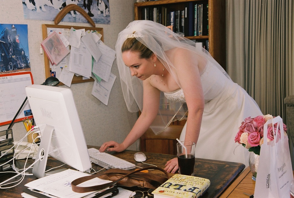 Bride stressed from wedding DJ mistake of booking too late